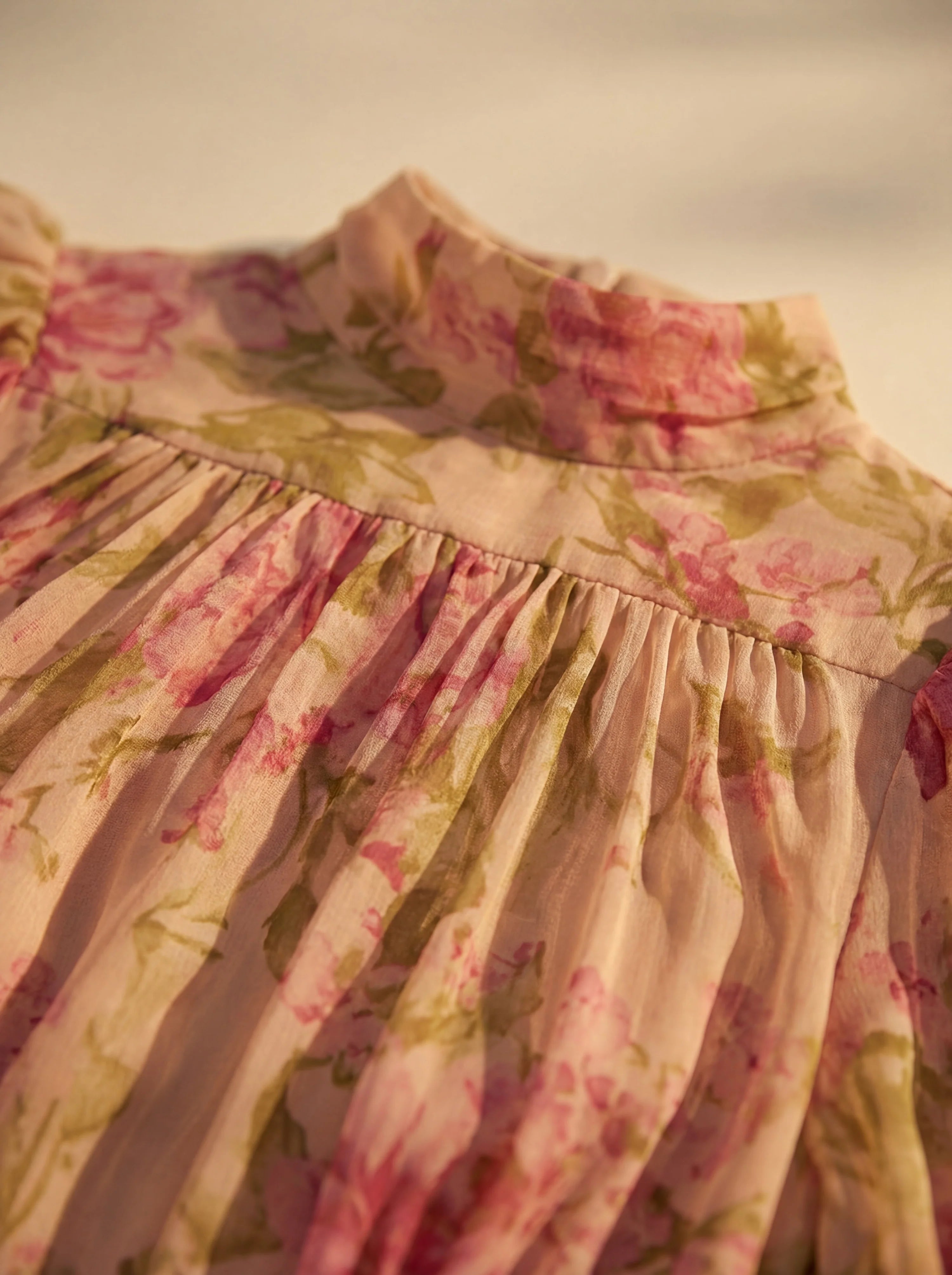Vestido Floral Rosé Vintage